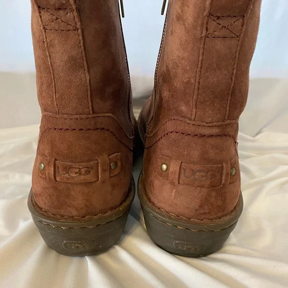 UGG SUEDE NEEVAH ANKLE BOOTS SN 1003421 Brown – size 9 - Picture 10 of 16